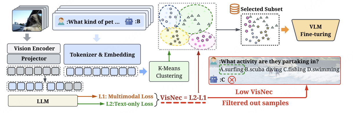 VisNec: Measuring and Leveraging Visual Necessity for Multimodal Instruction Tuning